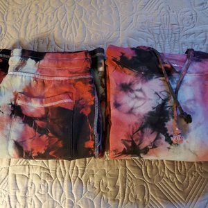 *LOT OF 2* FASHION NOVA MEN Crystal Wash Hoodie + Shorts Set, Size XL, NwoT